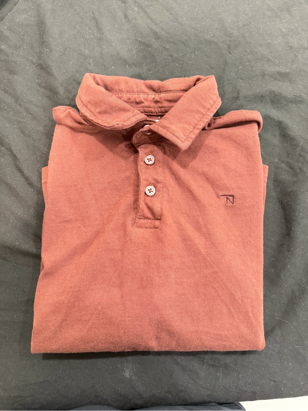 Kids Zara  Polo Shirt in Rust Red